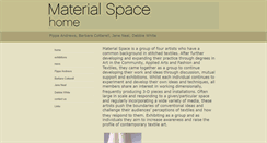 Desktop Screenshot of materialspace.com